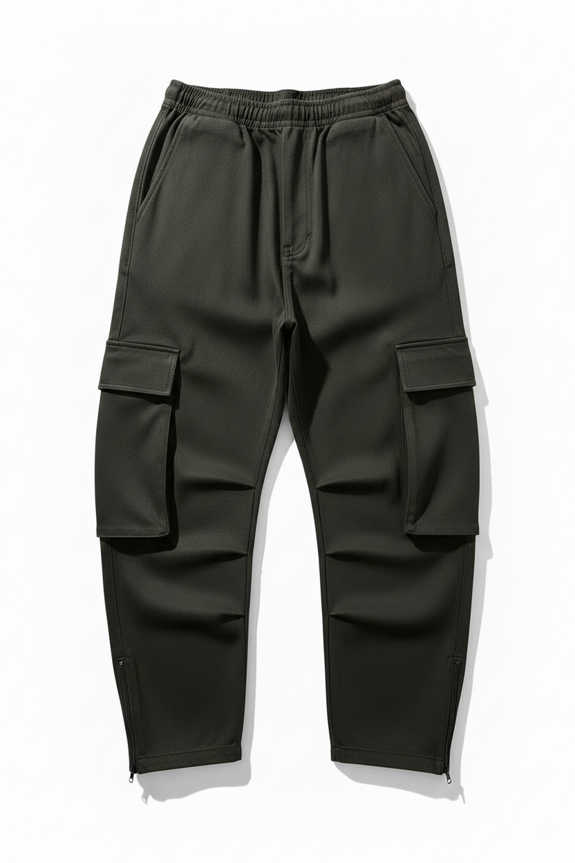 Baggy Cargo Pants Front View