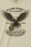Eagle Compass Tee - Beige