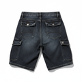 (09) Rugged Denim Cargo Shorts
