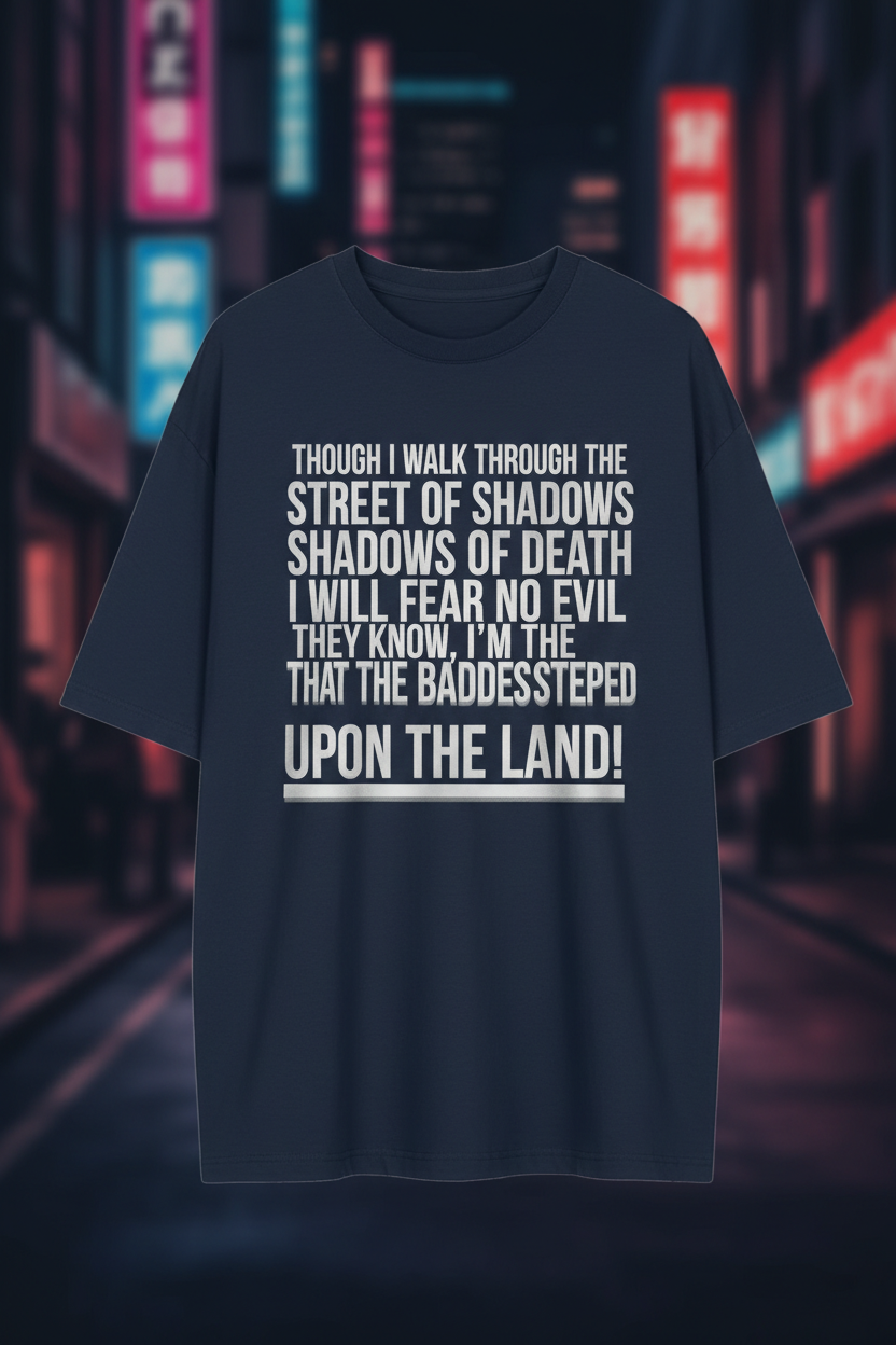 Navy Blue T-Shirt Design