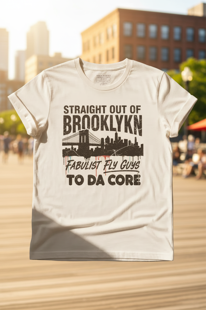 (07) Straight Out Of Brooklyn – Fabulist Fly Guys Tee