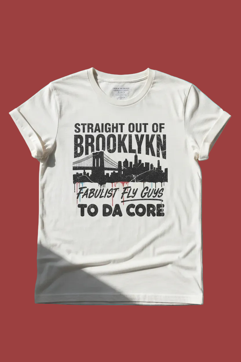 (07) Straight Out Of Brooklyn – Fabulist Fly Guys Tee