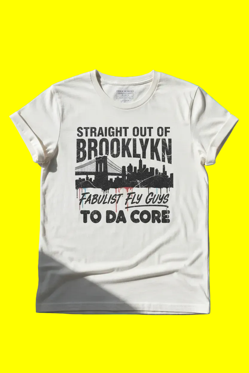 (07) Straight Out Of Brooklyn – Fabulist Fly Guys Tee