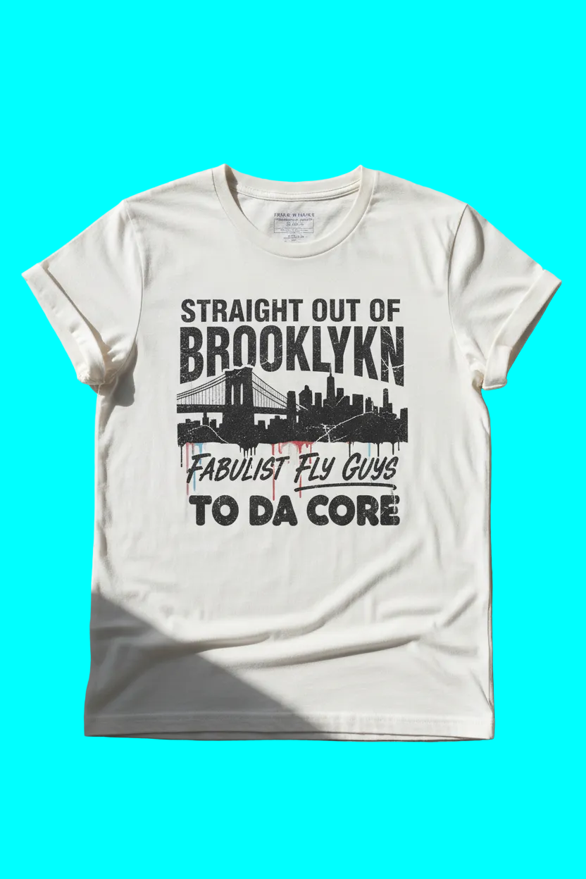 (07) Straight Out Of Brooklyn – Fabulist Fly Guys Tee